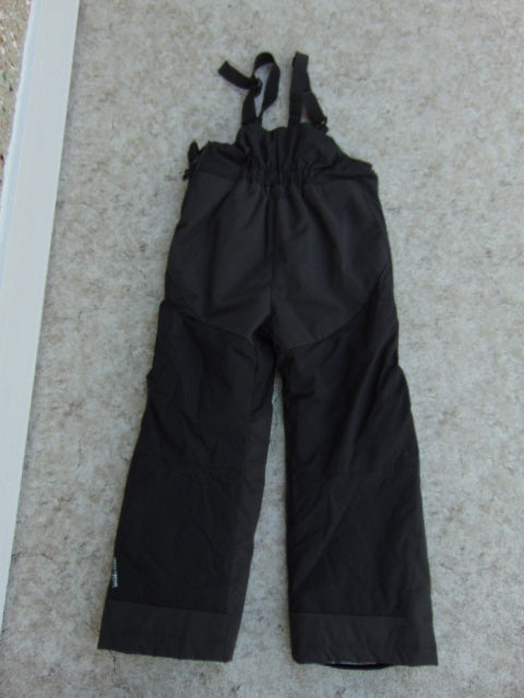 Snow Pants Child Size 7 Helly Hansen With Bib Black Snowboarding Excellent As New