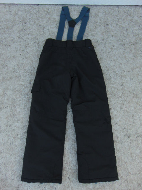 Snow Pants Child Size 8 Firefly Black and Grey With Removeable Suspenders Snowboarding New Demo Model