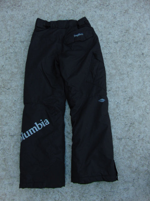 Snow Pants Child Size 14-16 Columbia Bugaboo Black Snowboarding New Demo Model