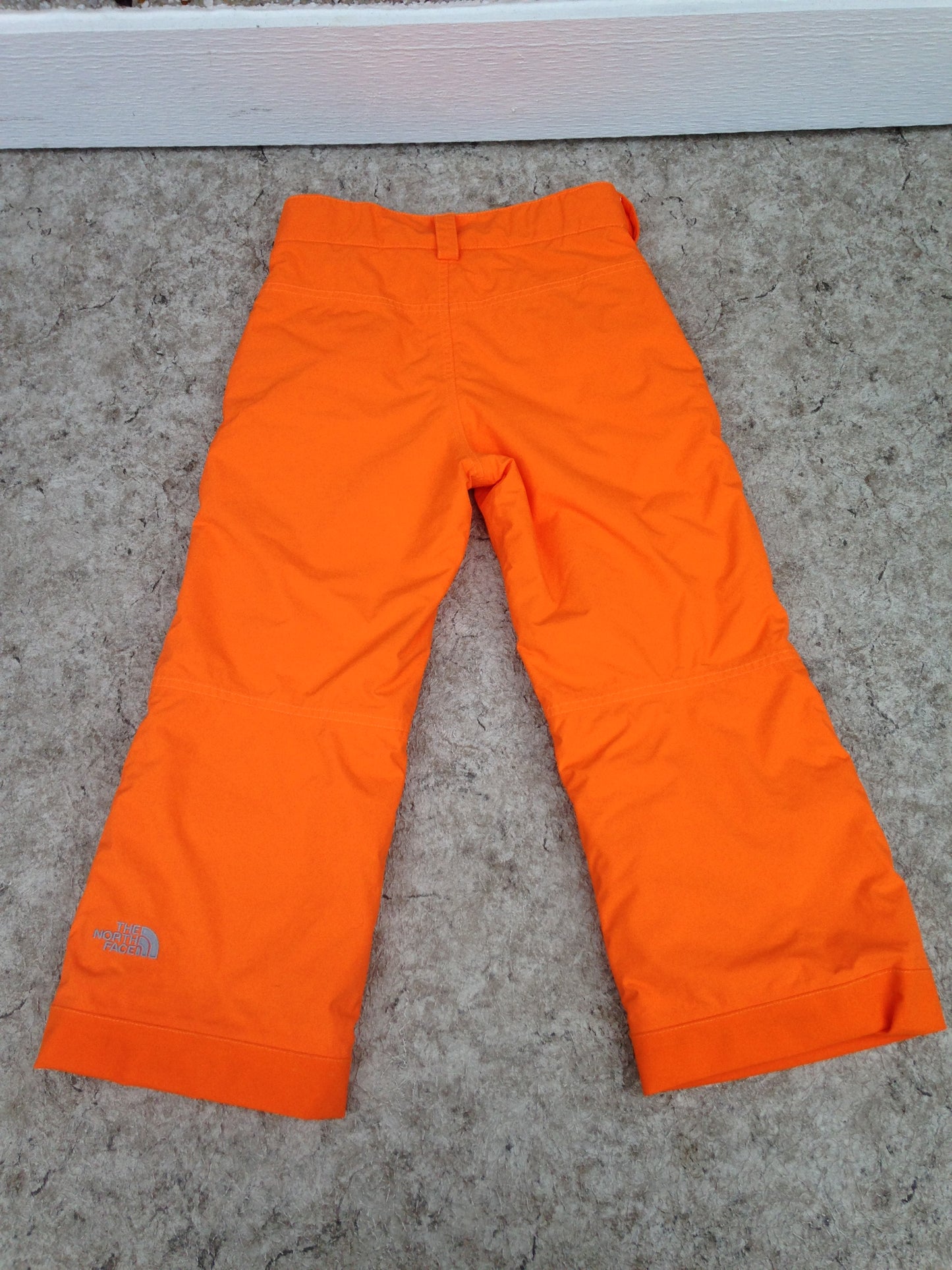 Snow Pants Child Size 7-8 The North Face Snowboarding Tangerine As New