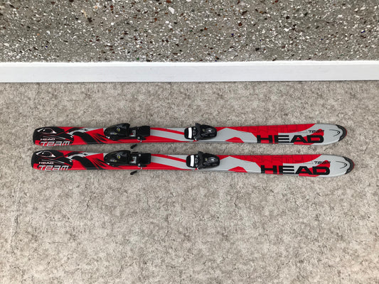 Ski 120 Head Team Parabolic Black Red Grey  With Bindings