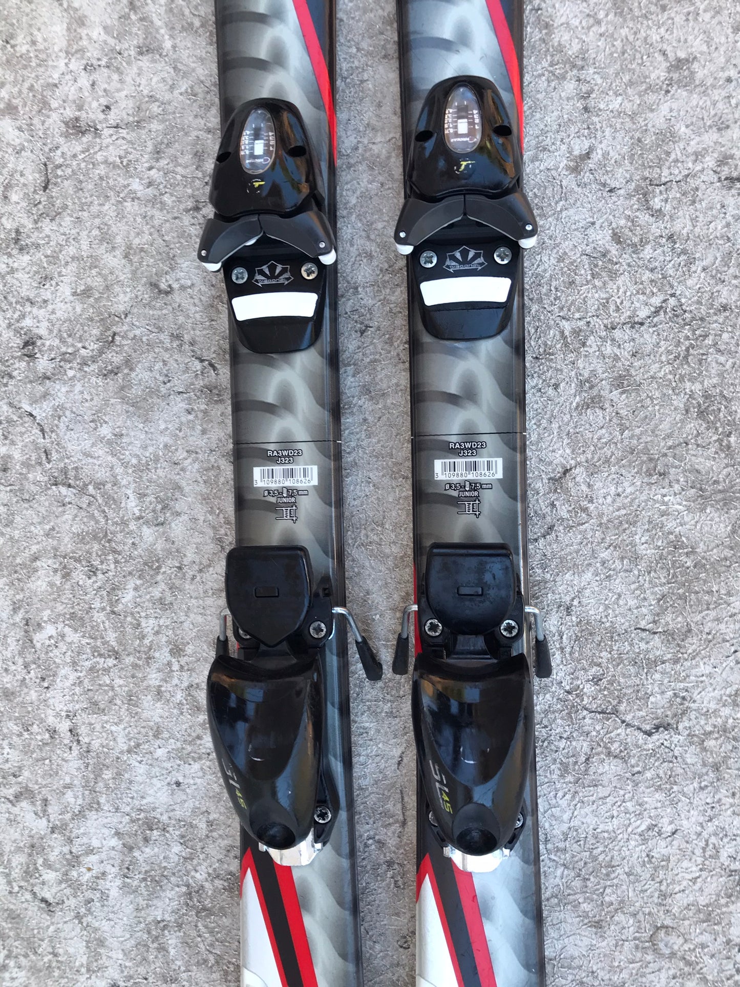 Ski 120 Rossignol Comp Silver Red Parabolic With Bindings