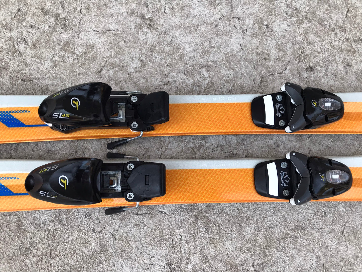 Ski 125 Head Orange Silver Parabolic With Bindings