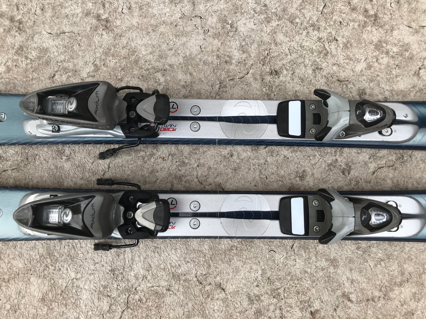 Ski 140 Rossignol Power Parabolic Blue Grey With Bindings