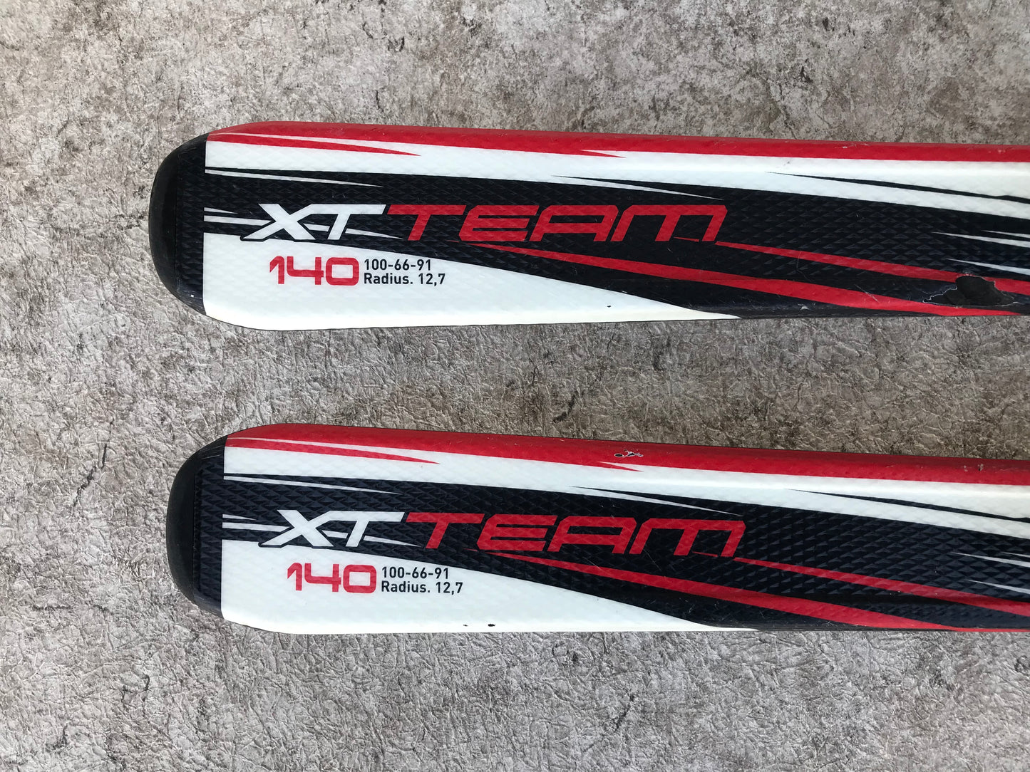 Ski 140 Tecno Pro X TeamRed White Black Parabolic With Bindings