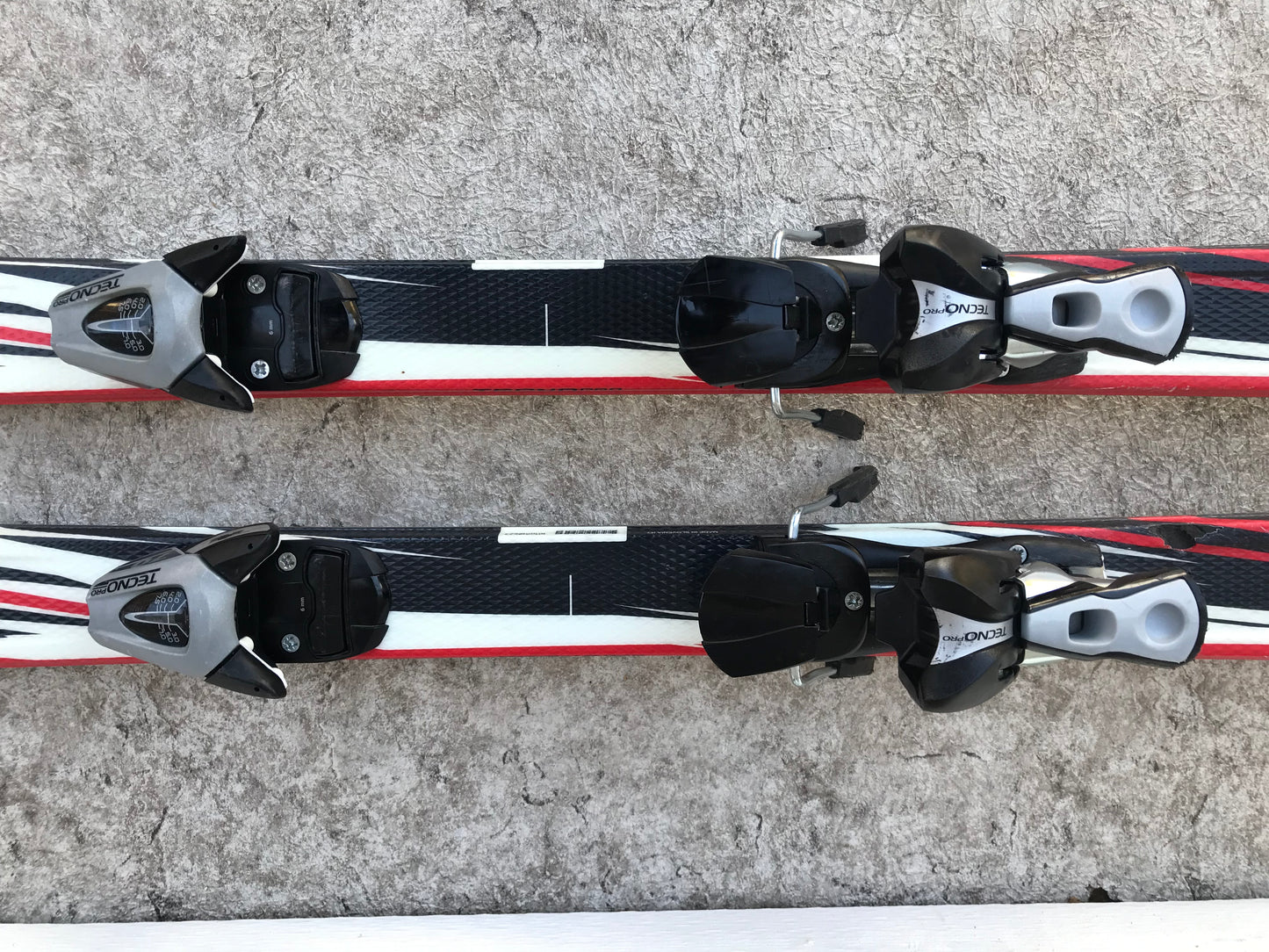 Ski 140 Tecno Pro X TeamRed White Black Parabolic With Bindings