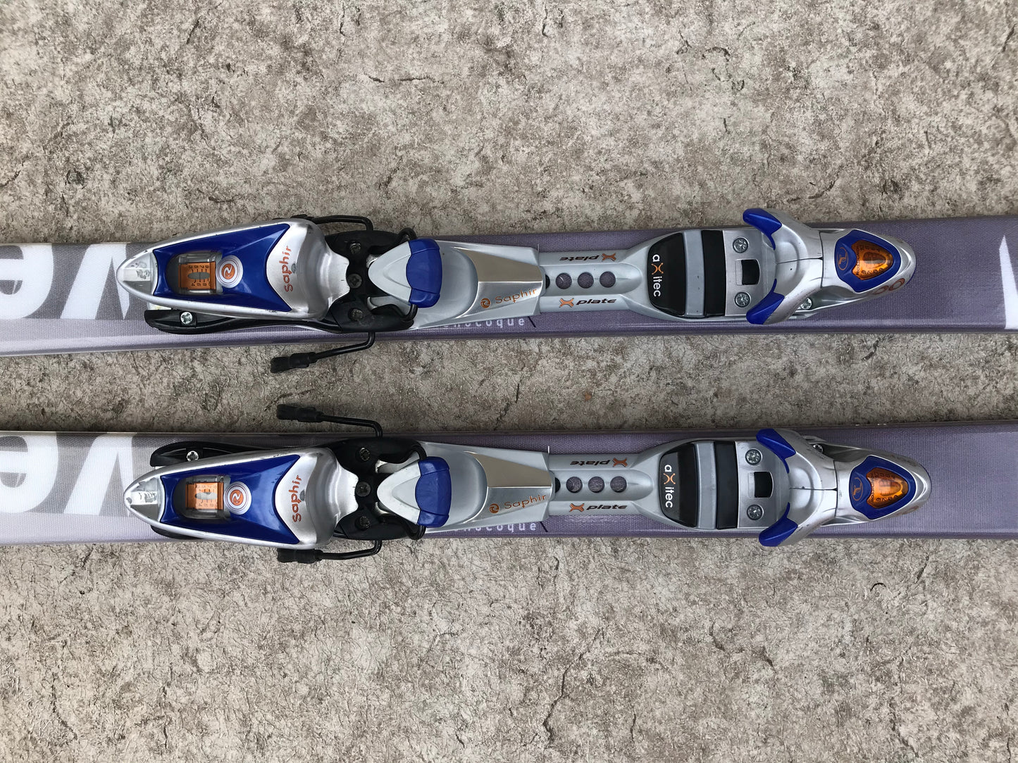 Ski 150 Salomon Verse Parabolic Grey Purple With Bindings