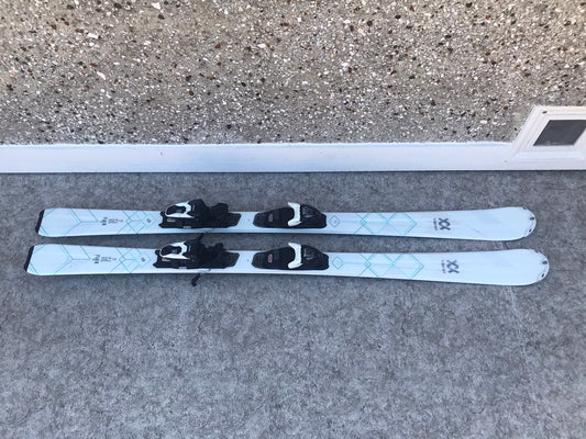 Ski 159 Volki White Aqua Parabolic With Bindings Like New