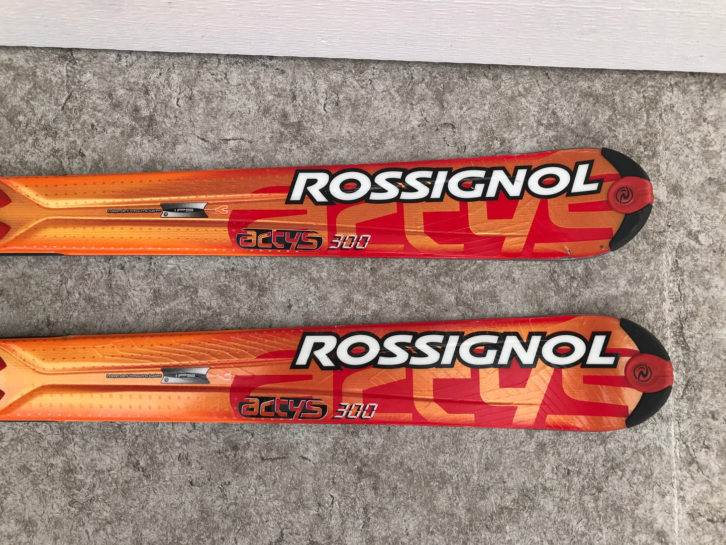 Ski 162 Rossignol Parabolic Black Orange With Bindings