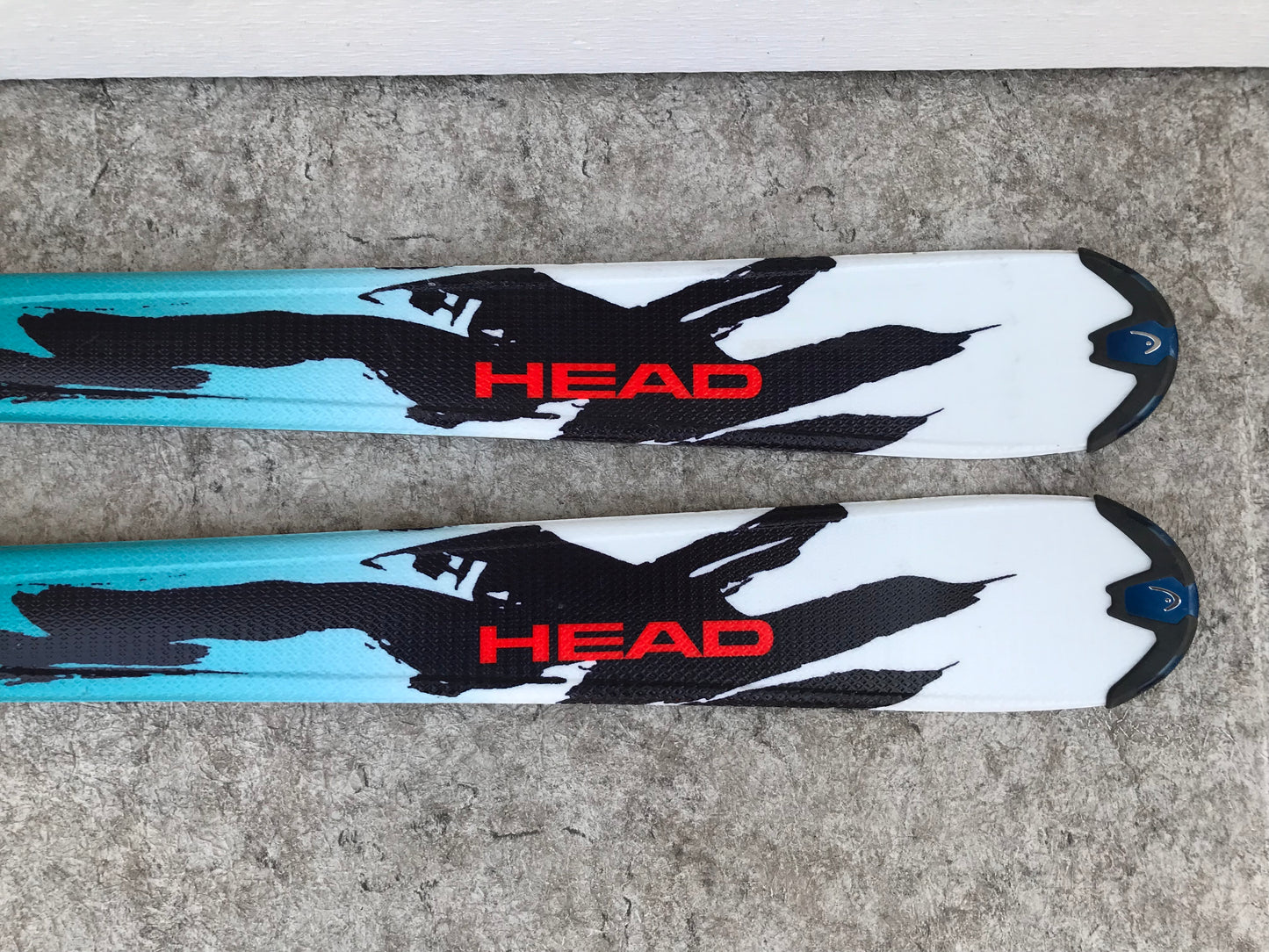 Ski 163 Head Peak Teal Red Black Parabolic With Bindings