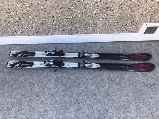 Ski 167 K-2 Apachi Parabolic With Bindings Grey Red