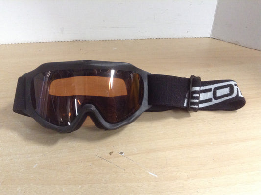 Ski Goggles Child Size 7-10 Scott Black With Orange Lense