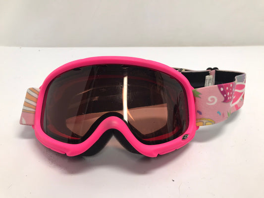 Ski Goggles Child Size 7-9 Fushia Pink Smith