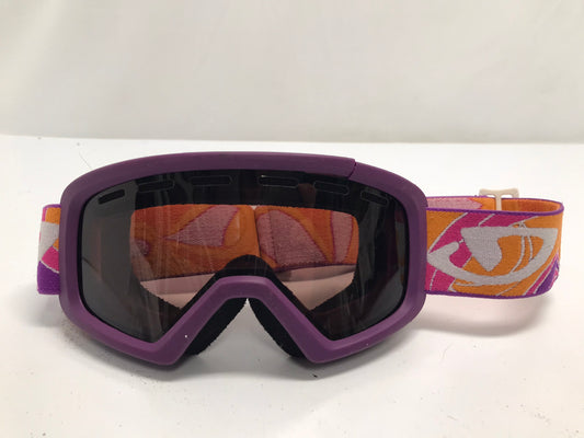 Ski Goggles Child Size 7-9 Purple Pink Tangerine Smith