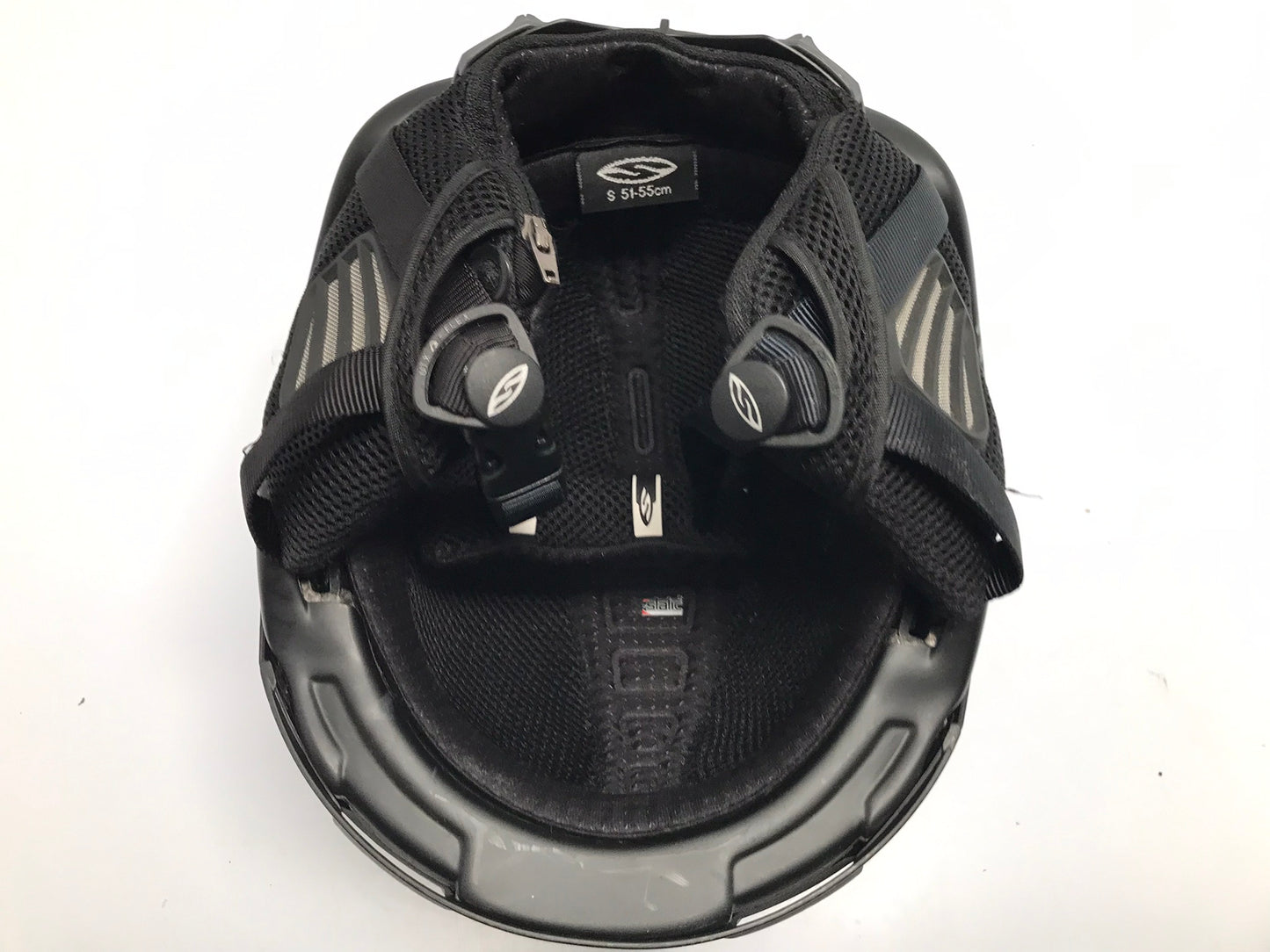 Ski Helmet Adult Size Small Smith Black Excellent