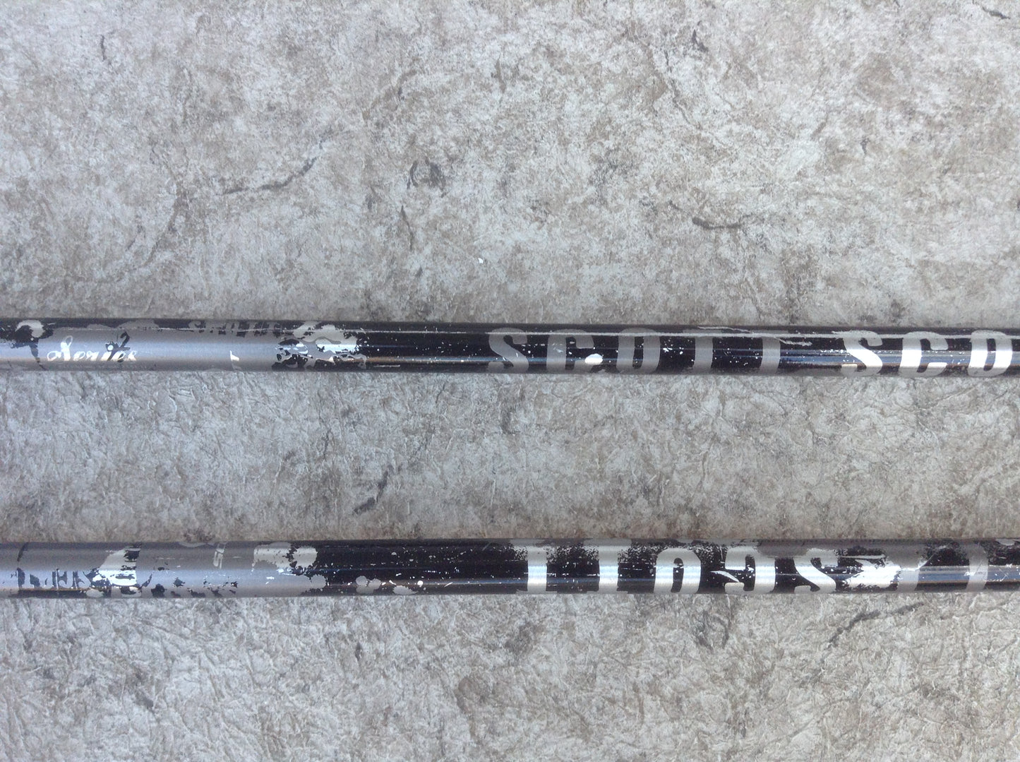 Ski Poles Adult Size 46 inch Scott Scott Series Black Silver Chrome