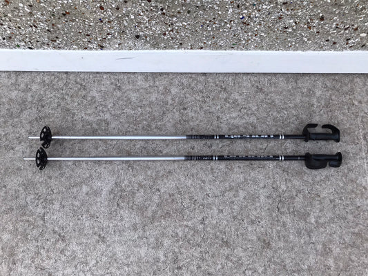 Ski Poles Adult Size 48 inch 120 cm Gipron Black Grey