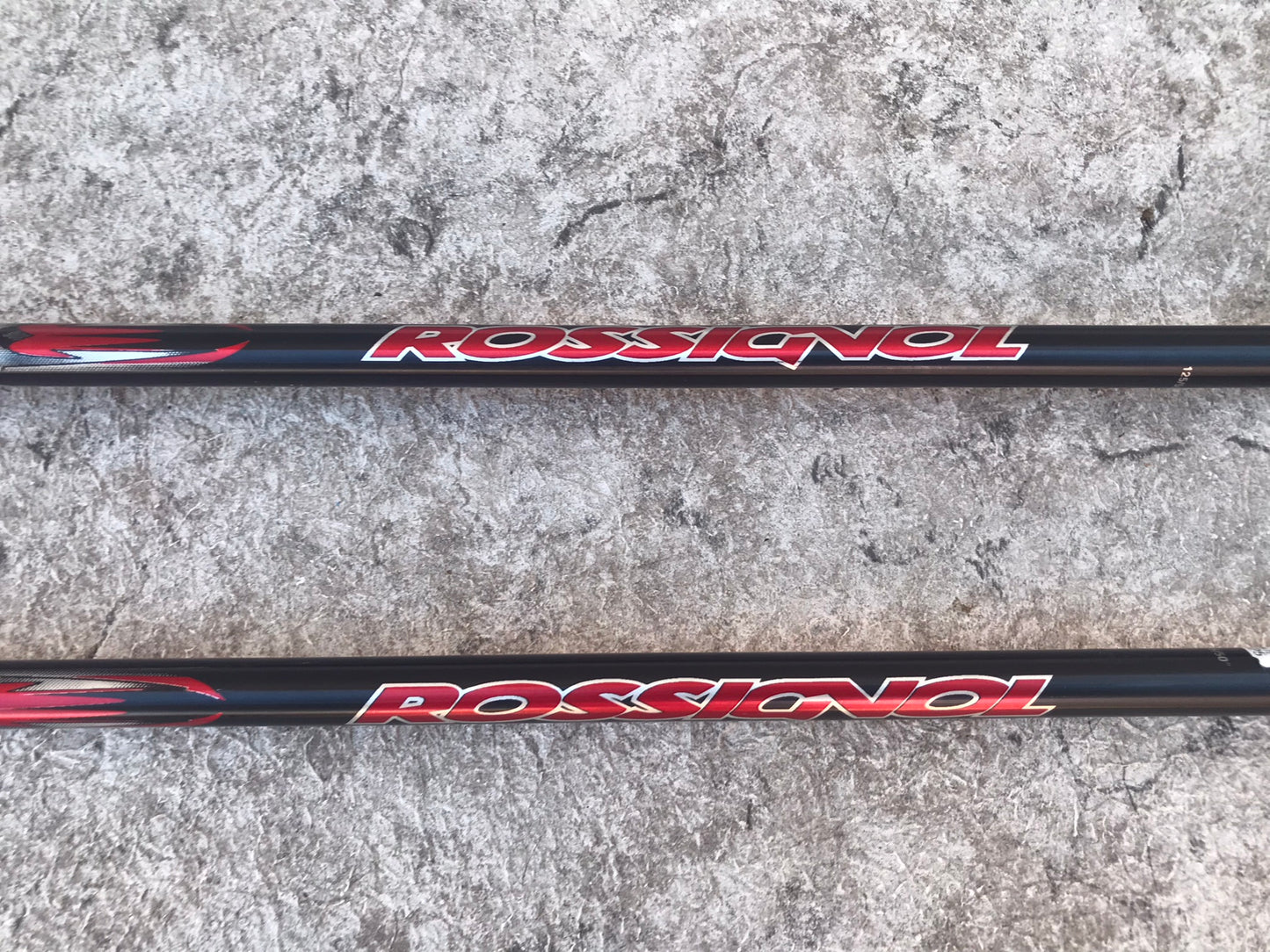 Ski Poles Adult Size 50 inch 125 cm Rossignol Black Red Excellent