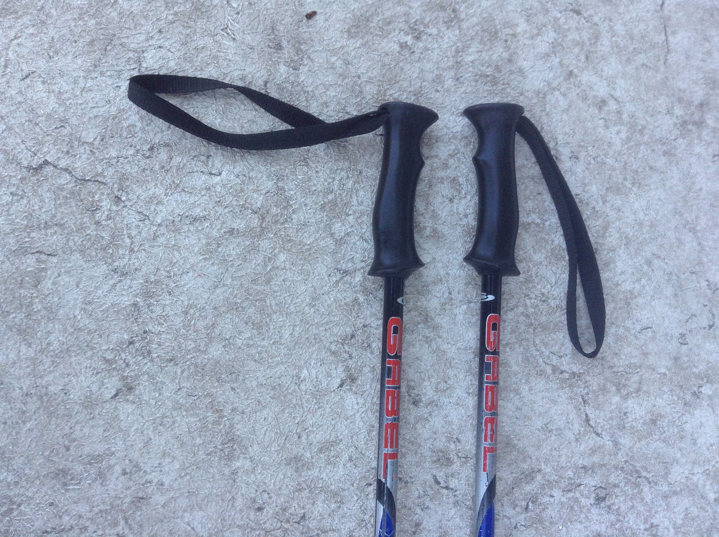 Ski Poles Adult Size 52 inch Gabel CBJ Blue Black Silver