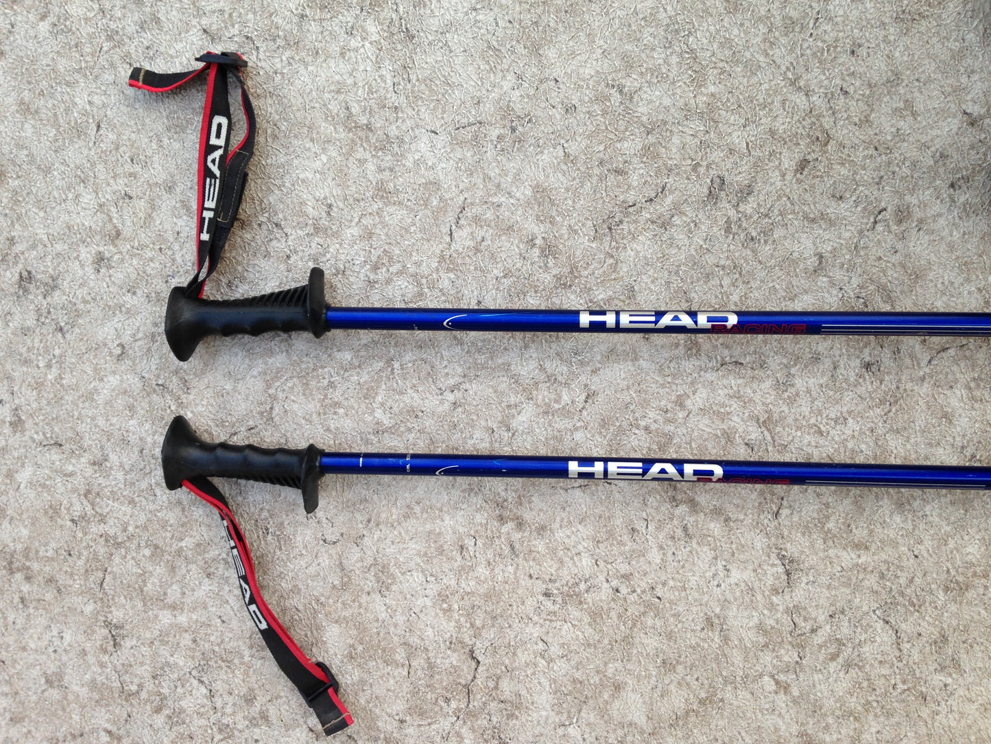 Ski Poles Adult Size 54 inch Head Blue Black