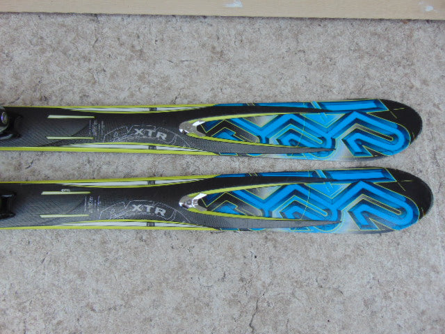 Ski 163 K-2 XTR  Parabolic Twin Tip Blue Black Lime With Bindings