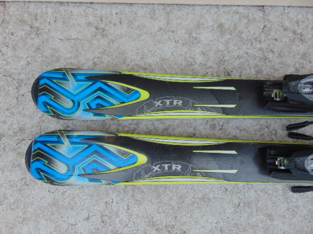 Ski 163 K-2 XTR  Parabolic Twin Tip Blue Black Lime With Bindings