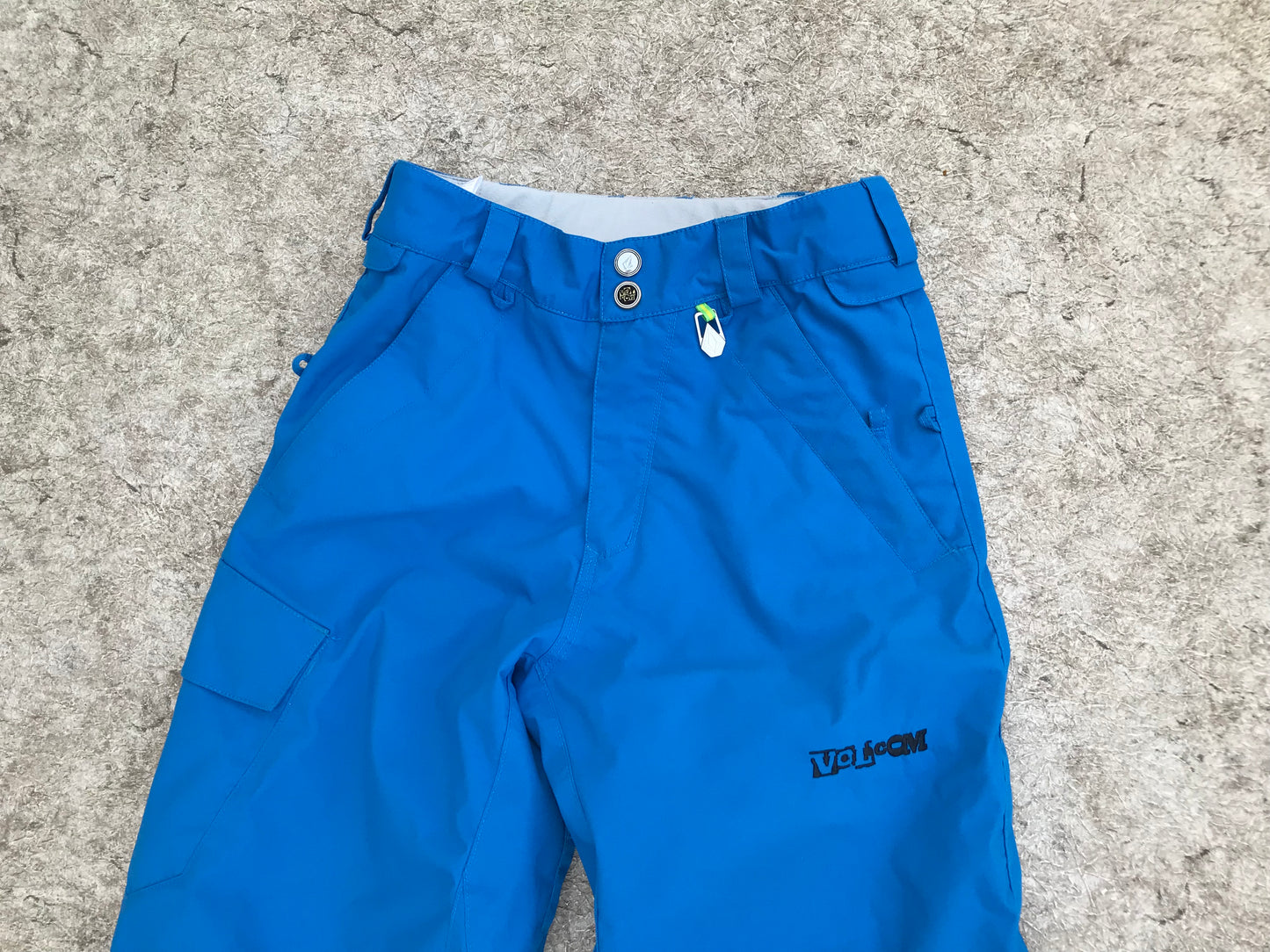 Snow Pants Child Size 14 Youth Volcum Blue Grey Lime Outstanding Quality