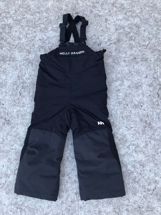 Snow Pants Child Size 2 Helly Hansen Black Waterproof  New Demo Model