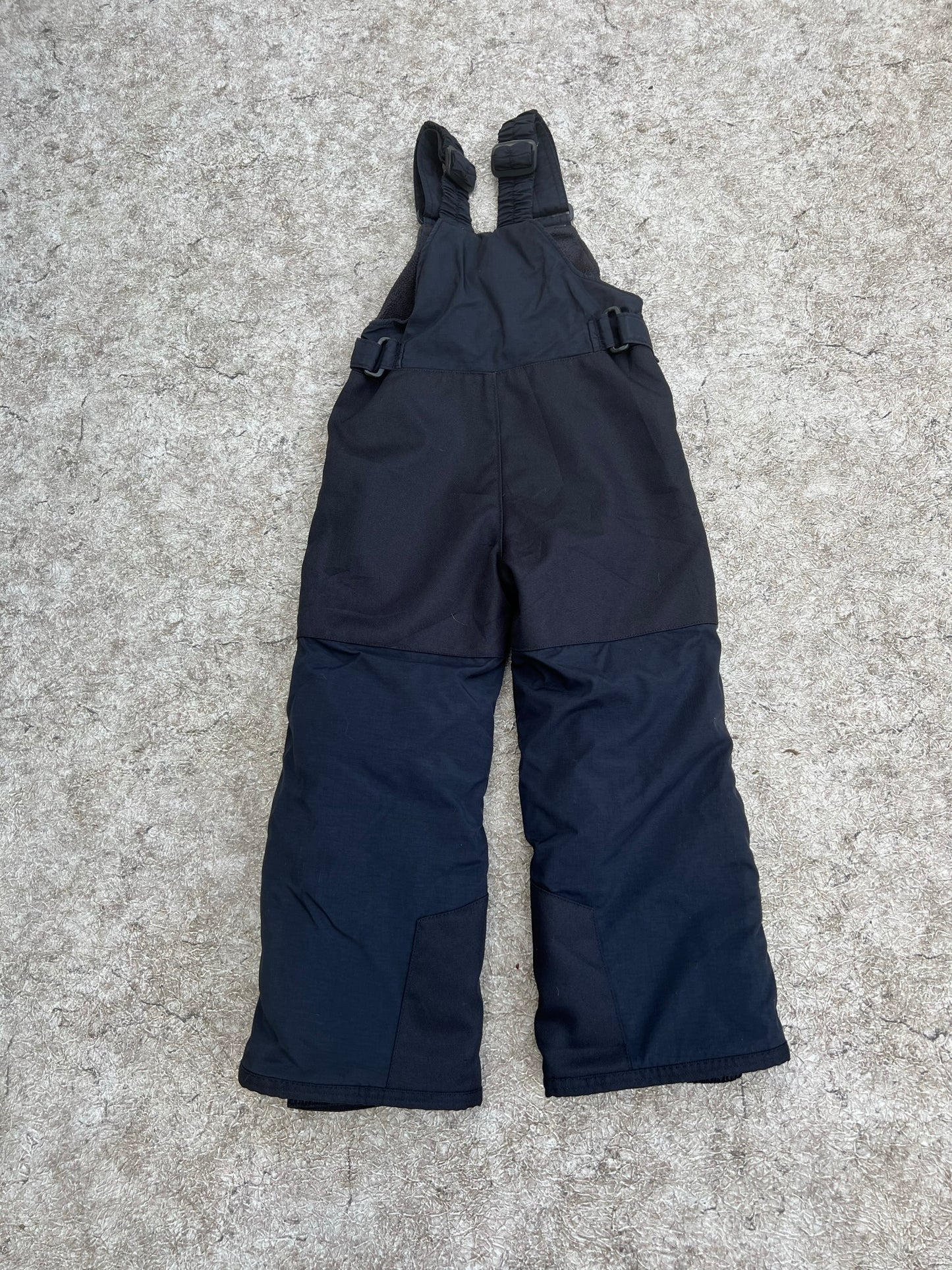 Snow Pants Child Size 4-5 Columbia Black With Bib Excellent