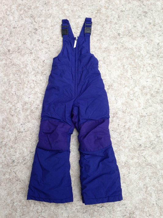 Snow Pants Child Size 4-5 Lands End Purple Pink Snowboarding Excellent