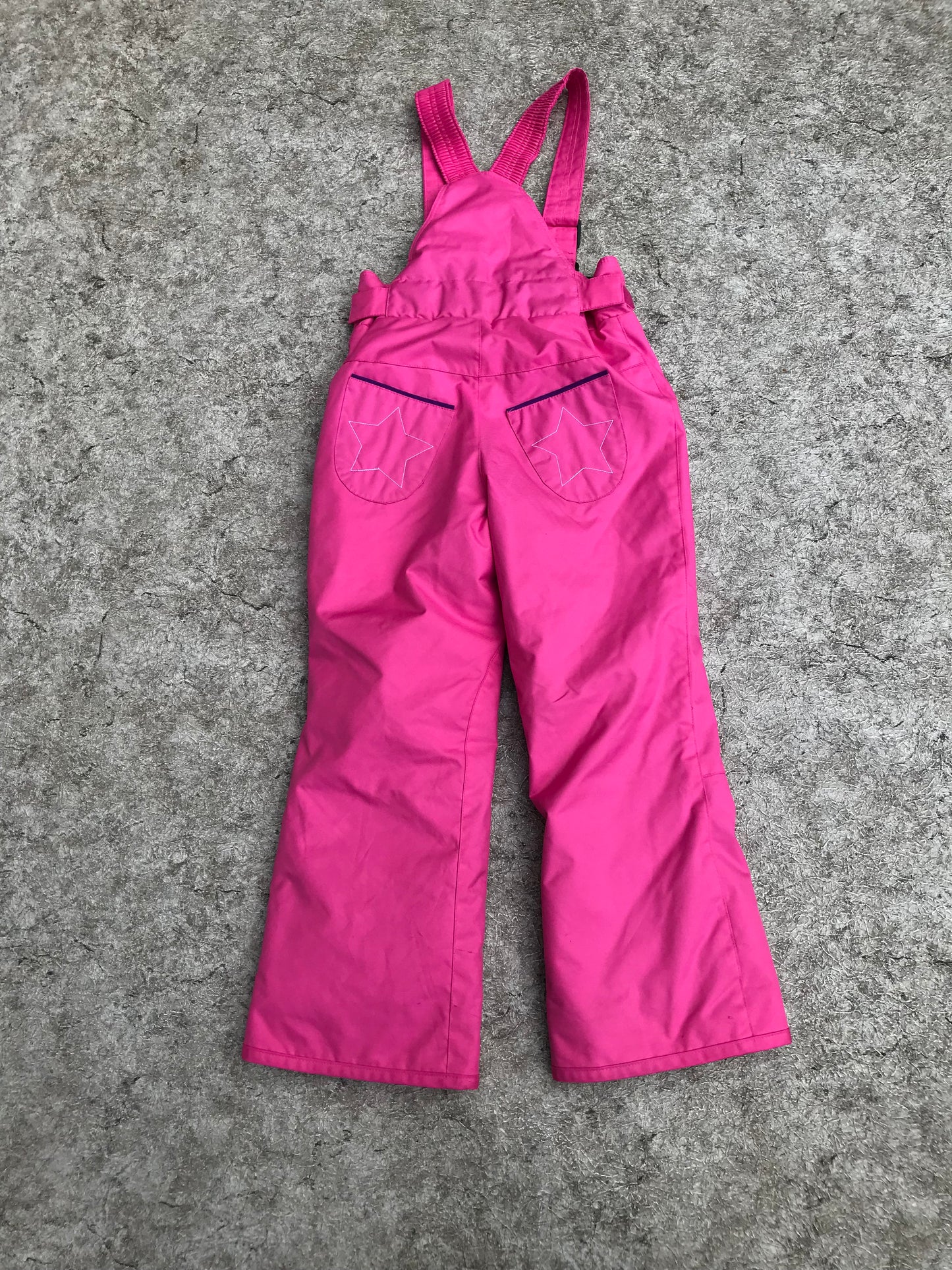 Snow Pants Child Size 6-8 Phenix Pink Black With Bib Excellent Racing Quality New Demo Model