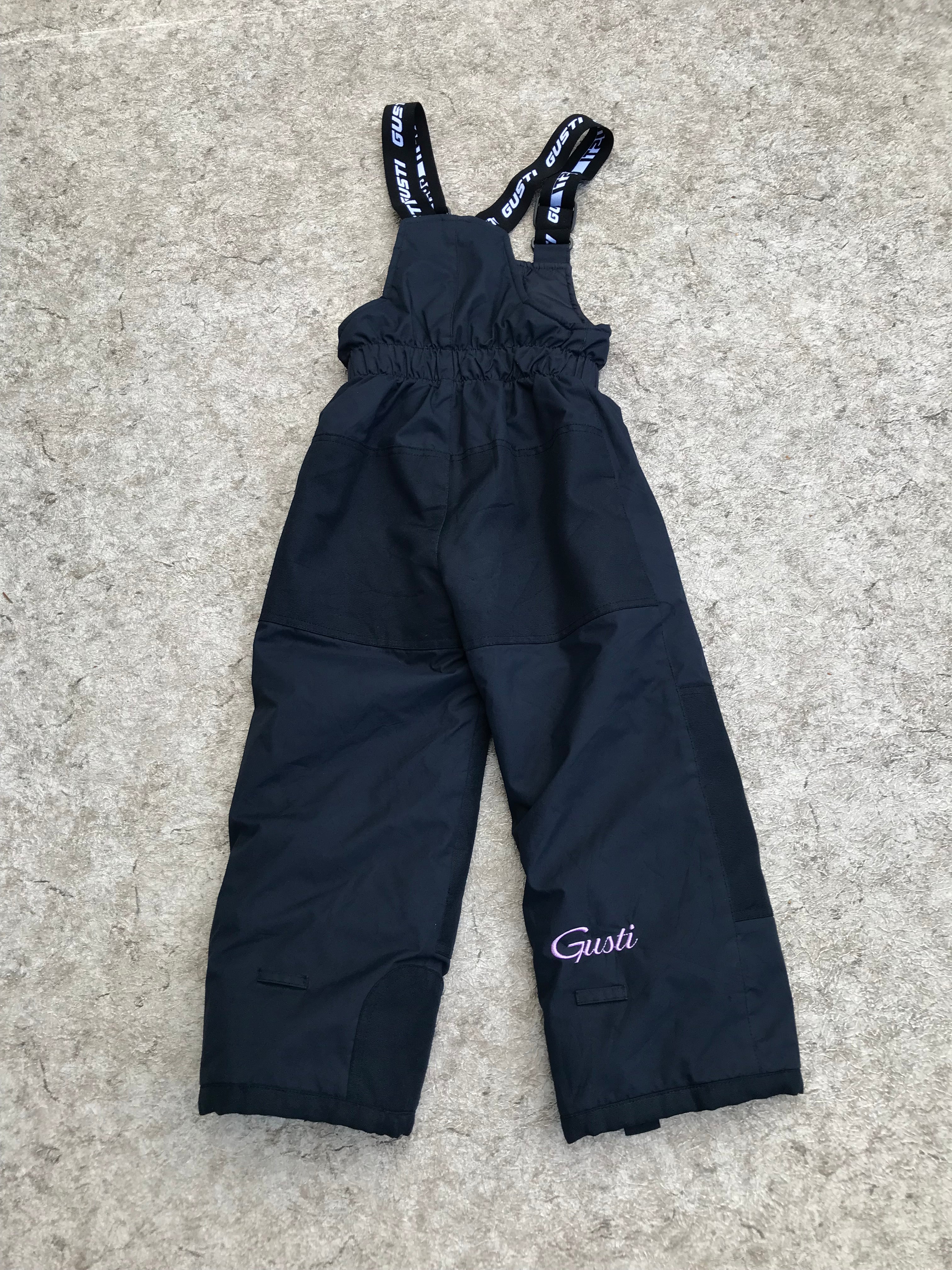 Snow Pants Child Size 6 Gusti Marine Blue Pink With Bib New Demo Model