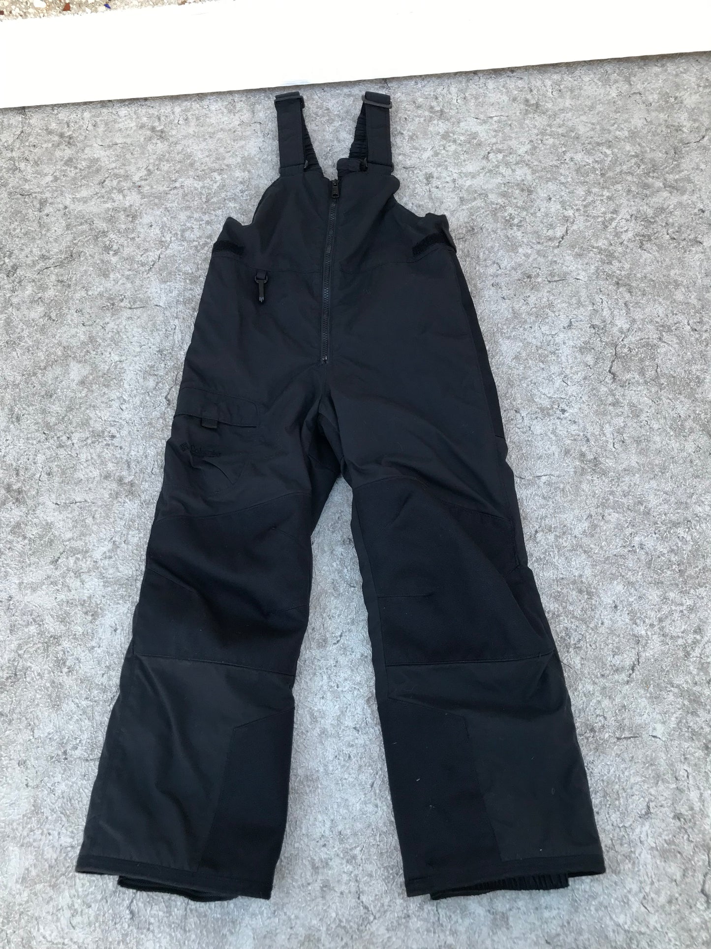 Snow Pants Child Size 8 Columbia With Bib Black Excellent