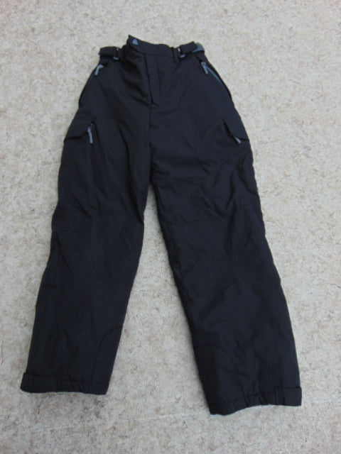 Snow Pants Child Size 14 Firefly Black Snowboarding New Demo Model adjustable waist