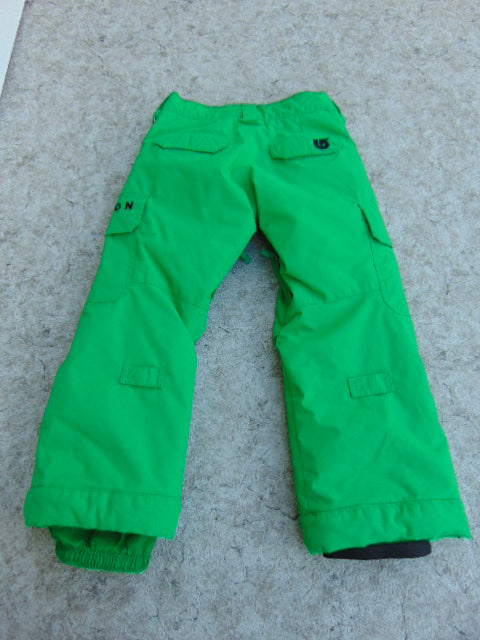 Snow Pants Child Size 7-8 Burton Green  Snowboarding Excellent