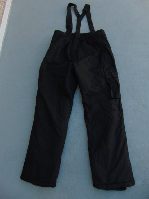 Snow Pants Men's Size X Large Black With Straps Snowboarding Excellent