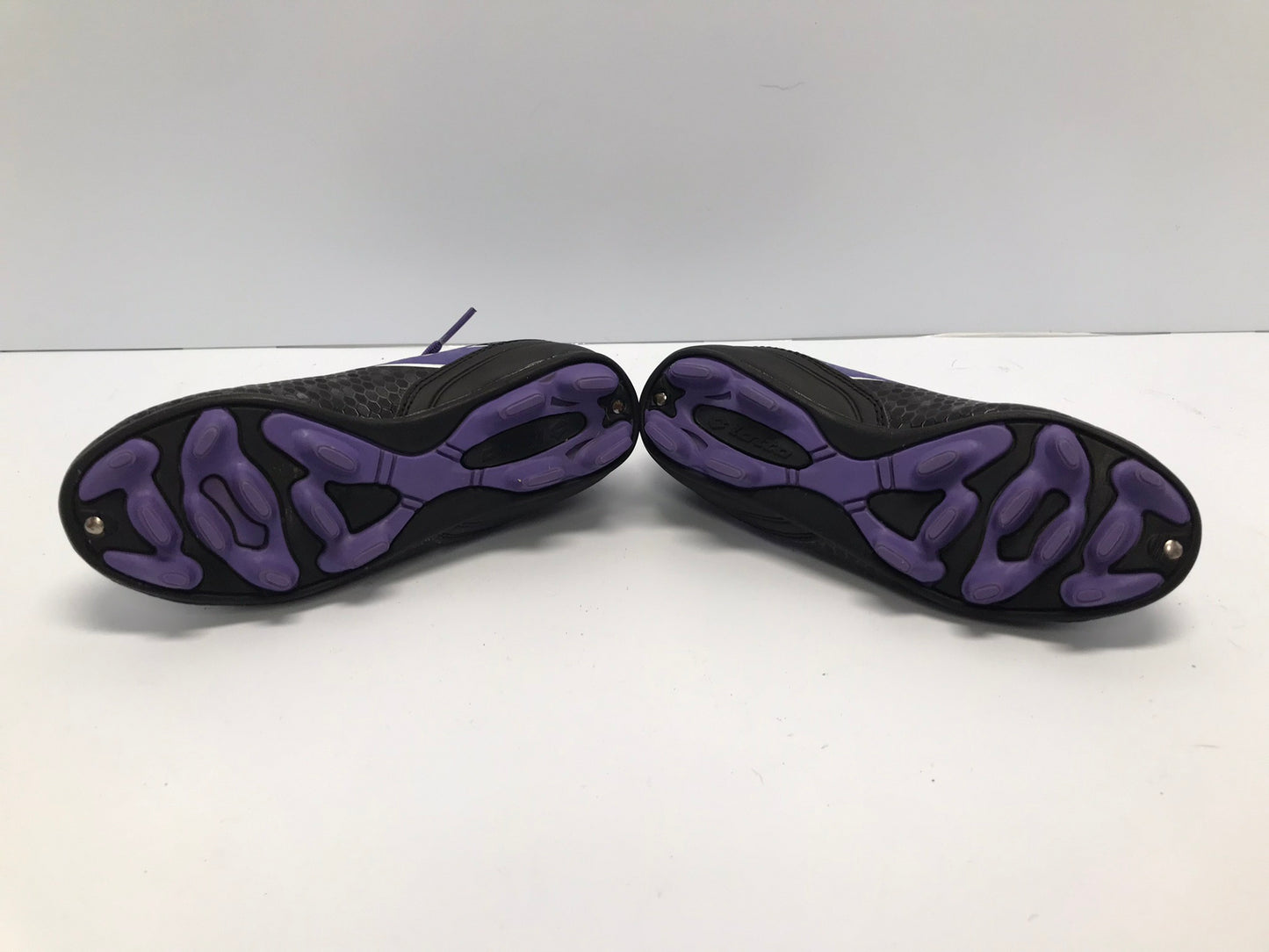 Soccer Shoes Cleats Child Size 12 Lotto Black Purple As New