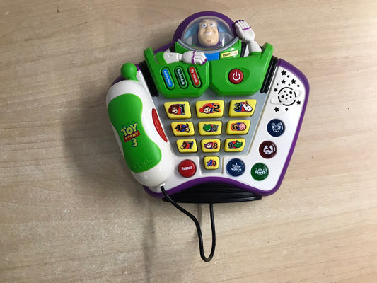 Toy Story Buzz LIghtyear Talk To Me Real Sounds Phone Complete With Batteries