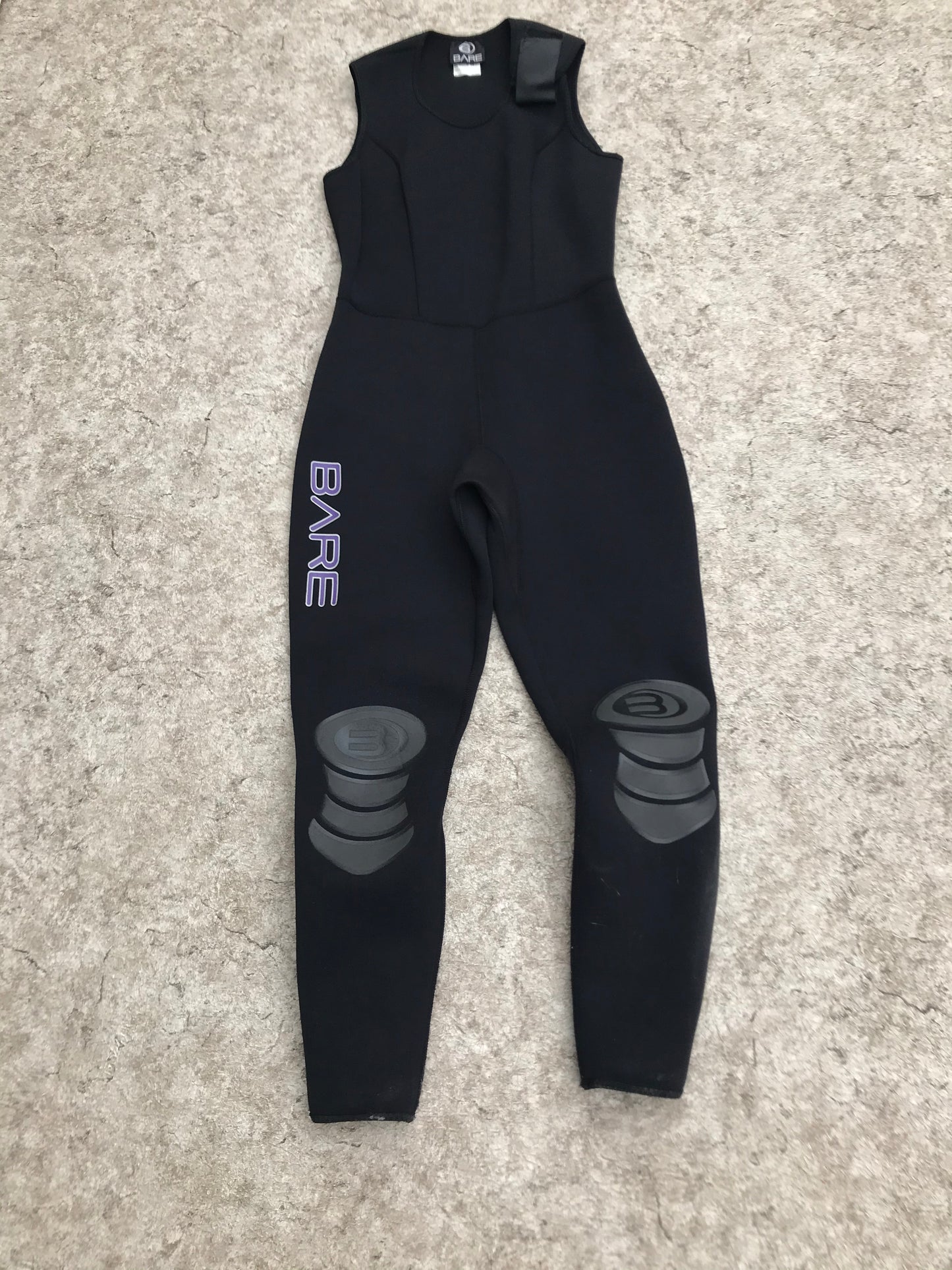 Wetsuit Ladies Size 9-10 Full John Bare Black 3 mm Surf Ski