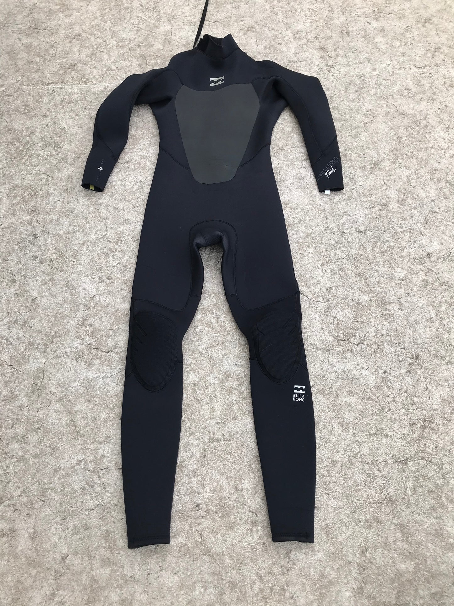 Wetsuit Men's Ladies Size Medium Full Billabong 4-3 Neoprene Black Surf Ski