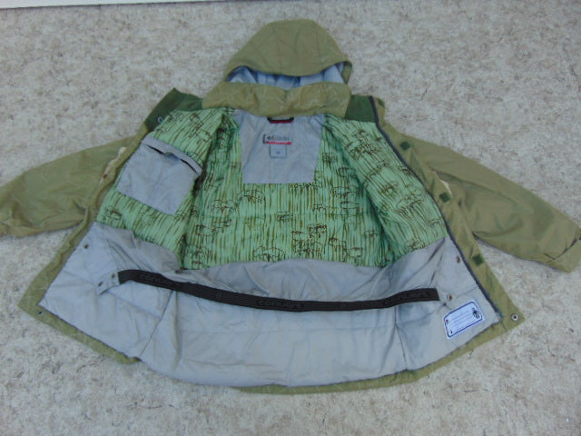 Winter Coat Child Size 10-12 Columbia Sage With Snow Belt Snowboarding