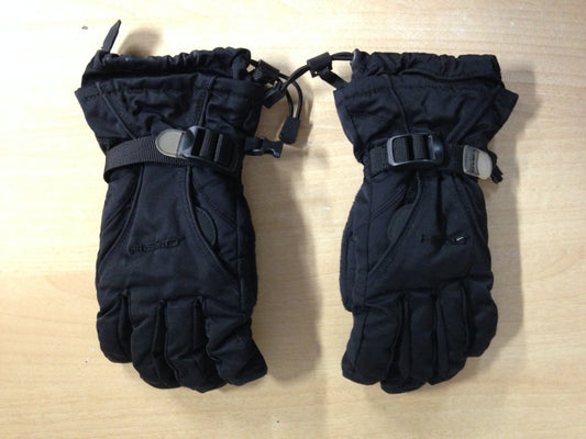 Winter Gloves and Mitts Child Size 7-10 Head Black Excellent